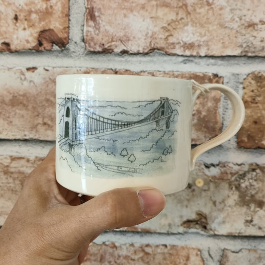 Monoprint Bridge Mug