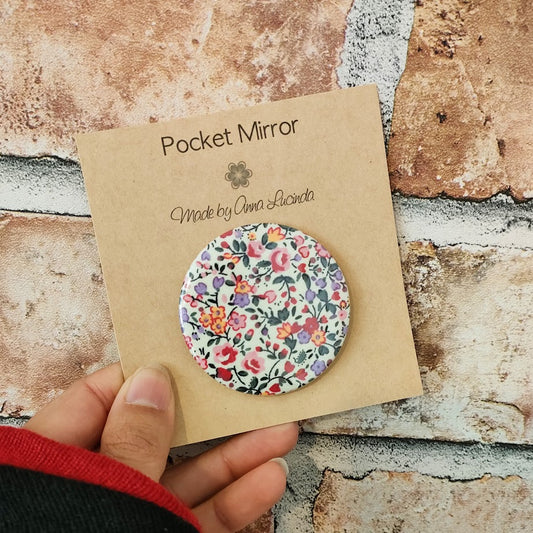 Fabric Backed Pocket Mirrors