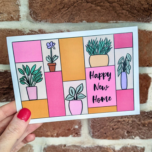 Happy New Home Plant Lover Card