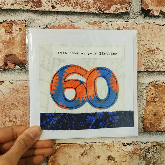 Age Birthday Card 60