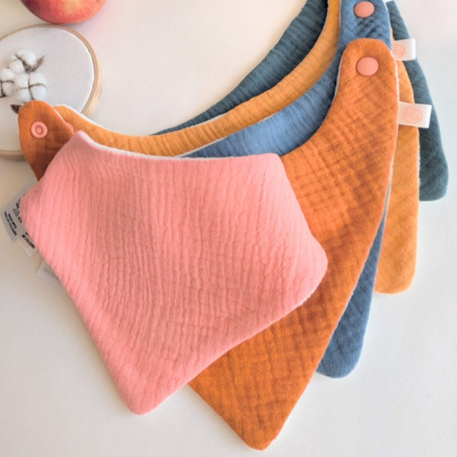 Baby Dribble Bibs - Set of 3