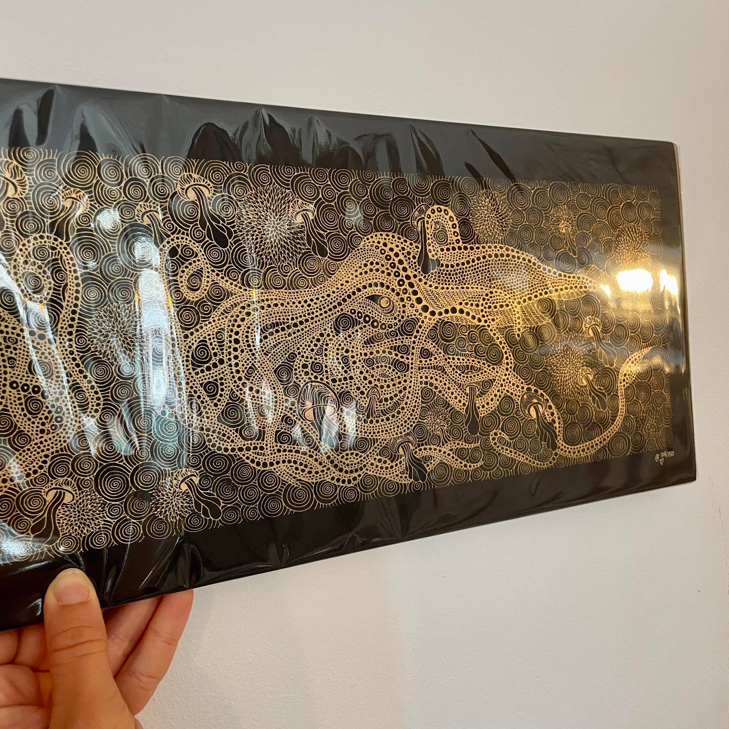 Long Detailed Screen Print