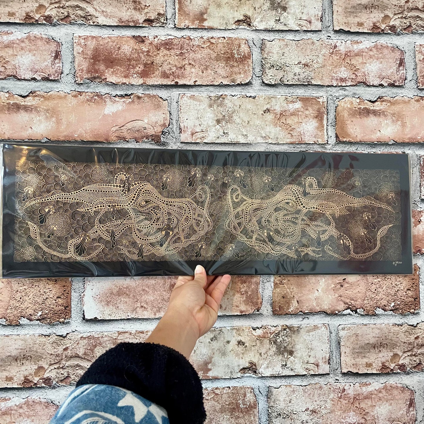 Long Detailed Screen Print