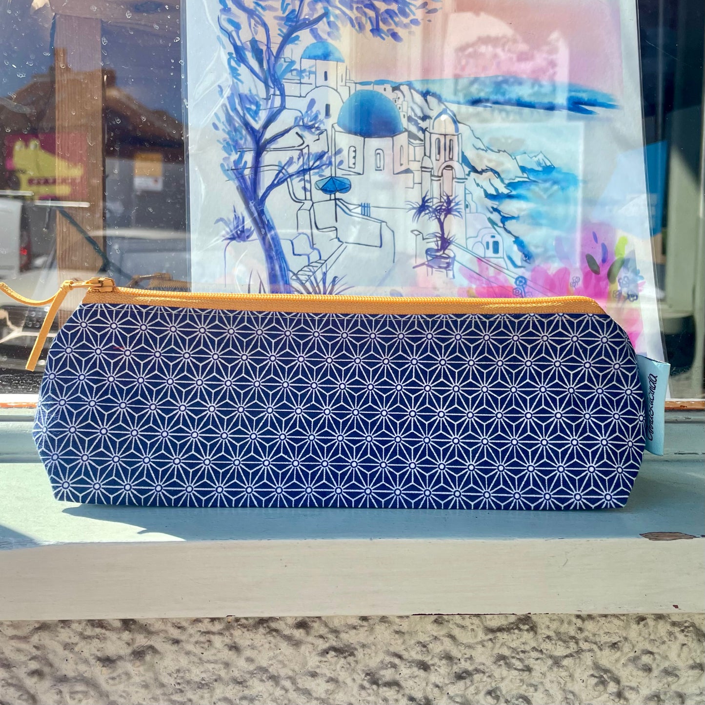 Triangle Zip Pouch Various Fabrics