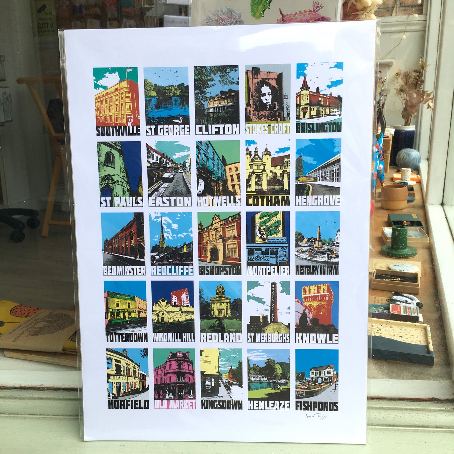 Bristol Districts Prints in A4 & A3