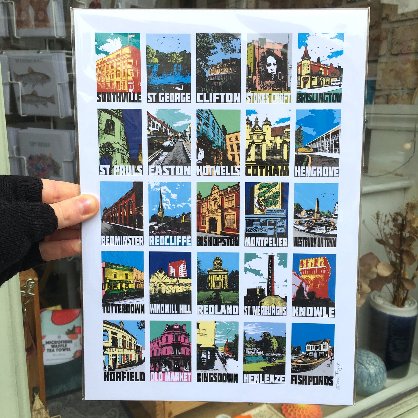 Bristol Districts Prints in A4 & A3