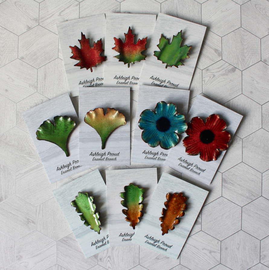 Maple Leaf Brooch
