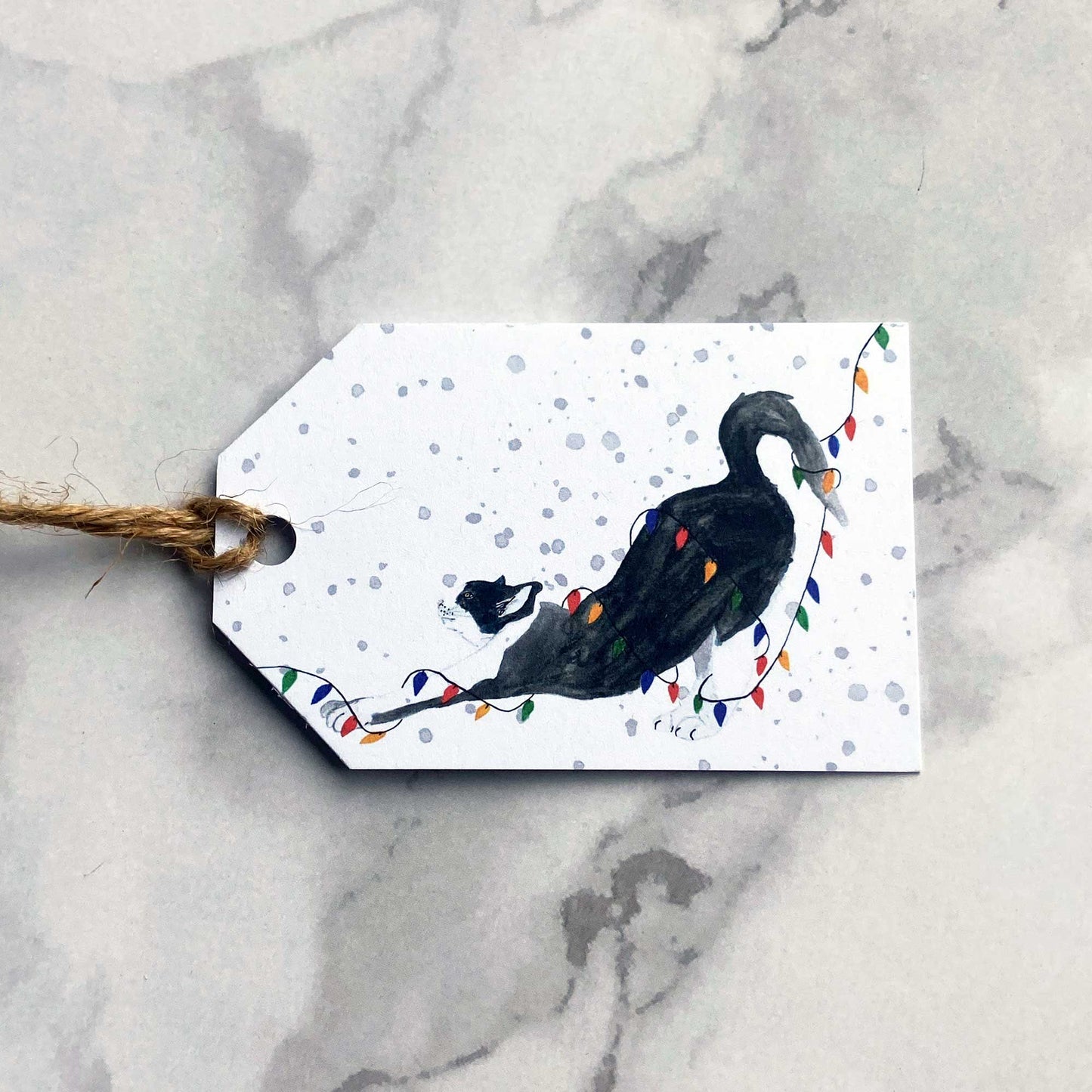 Cat Christmas Gift Tags