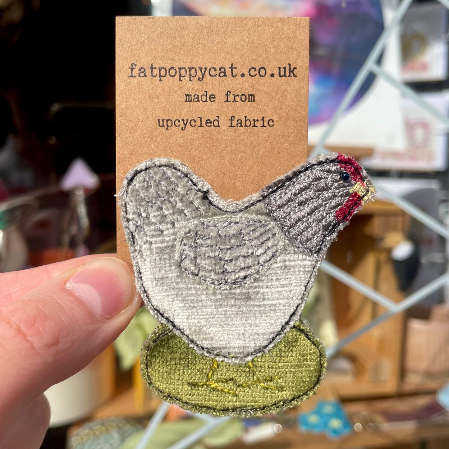 Chicken Brooch