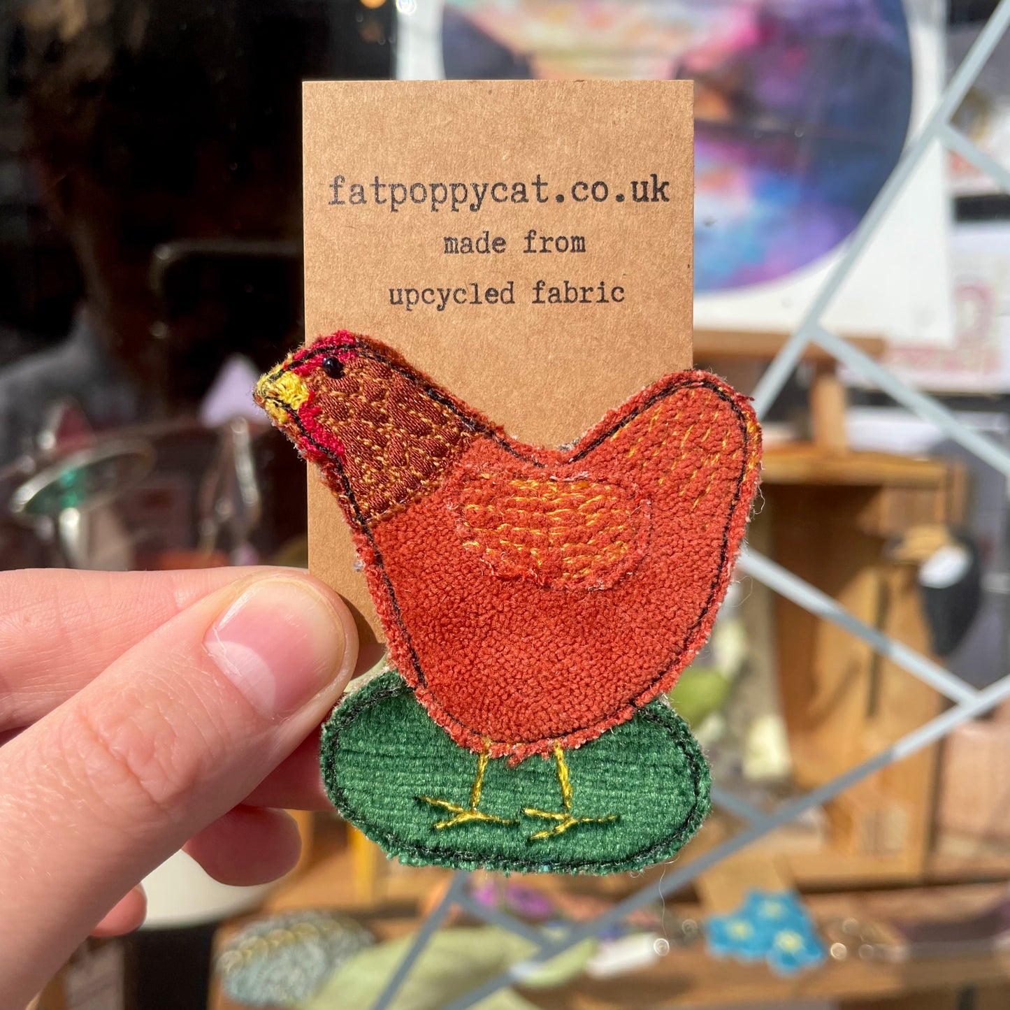 Chicken Brooch