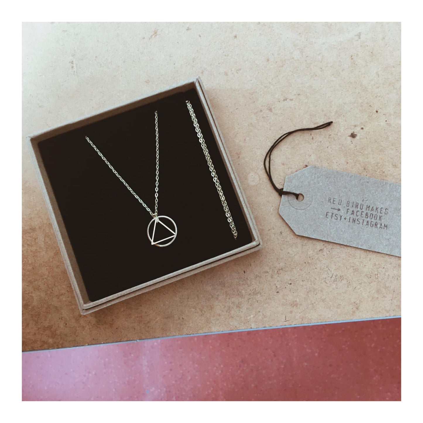 Long Geometric Necklace