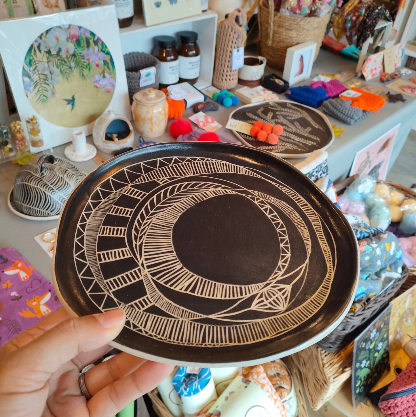 Black & White Small Plate