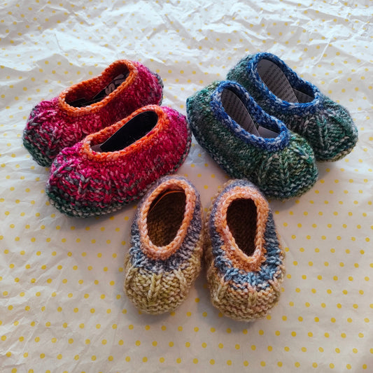 Knitted Baby Booties