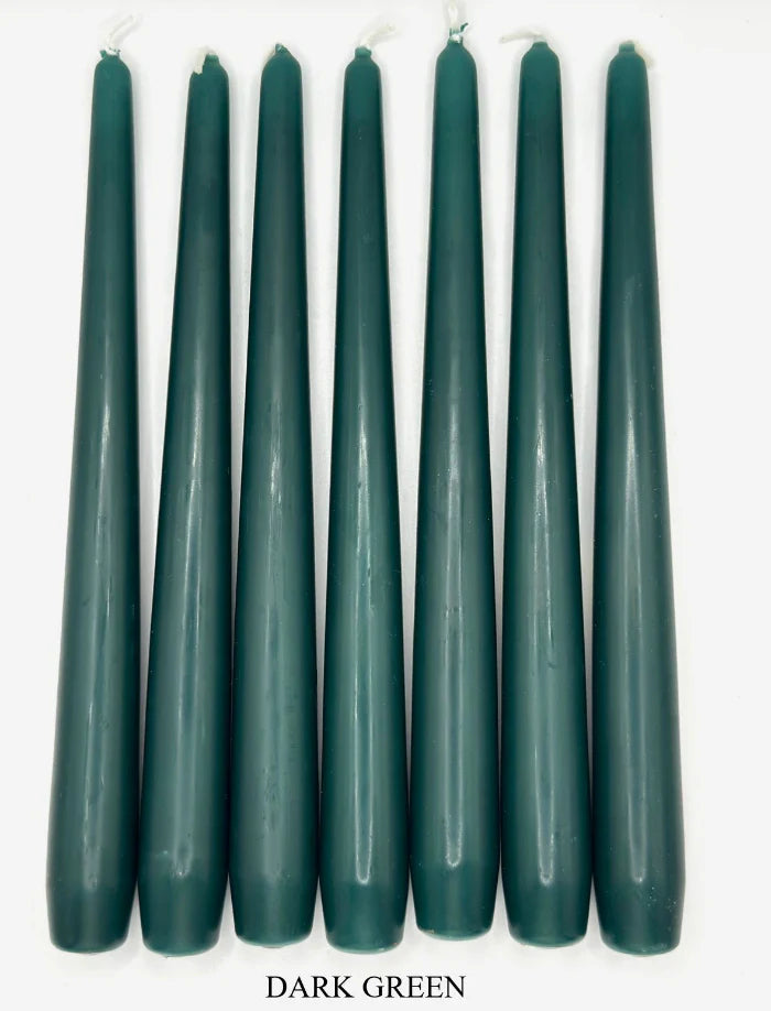 Dinner Candles - Forest Green