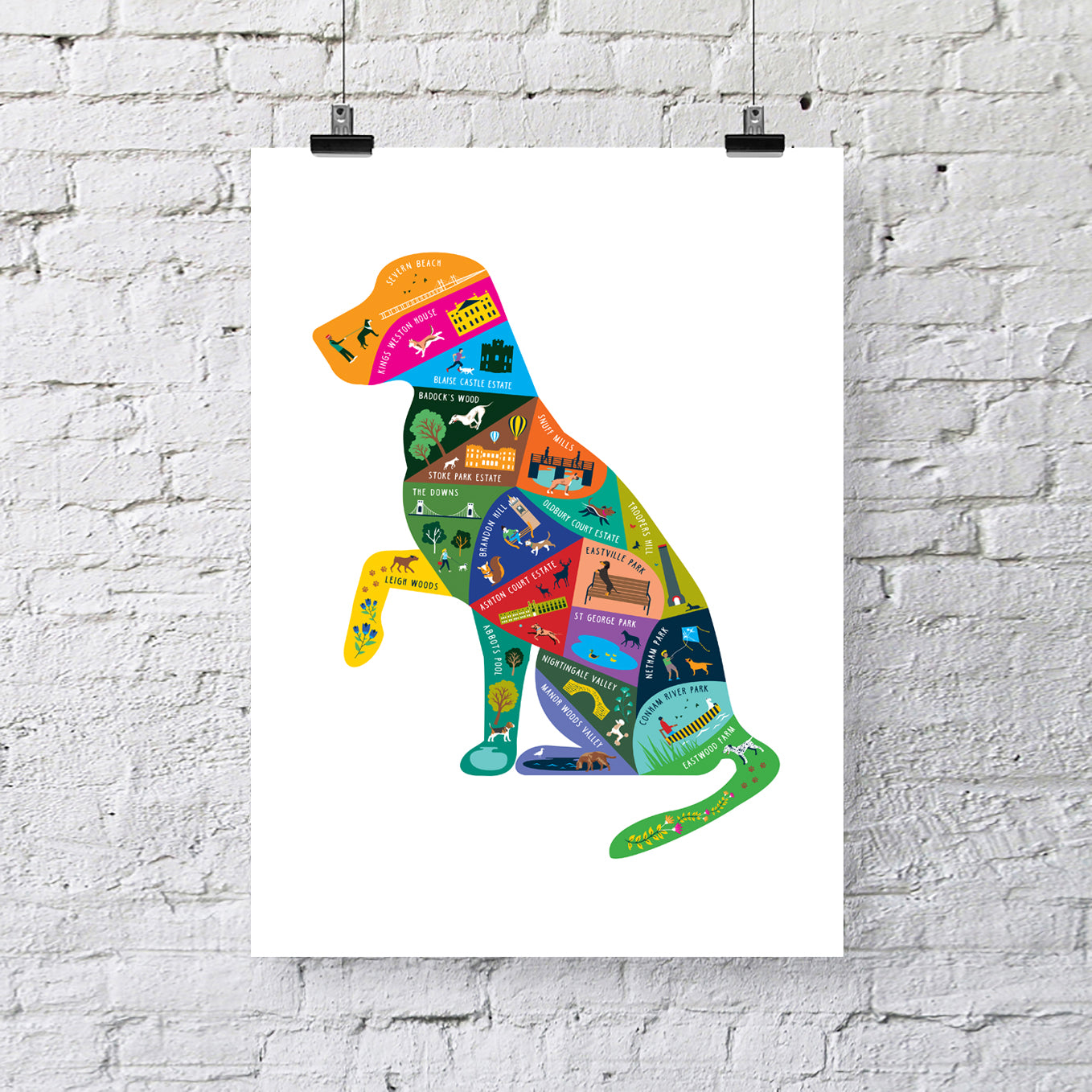 Dog Walk Print