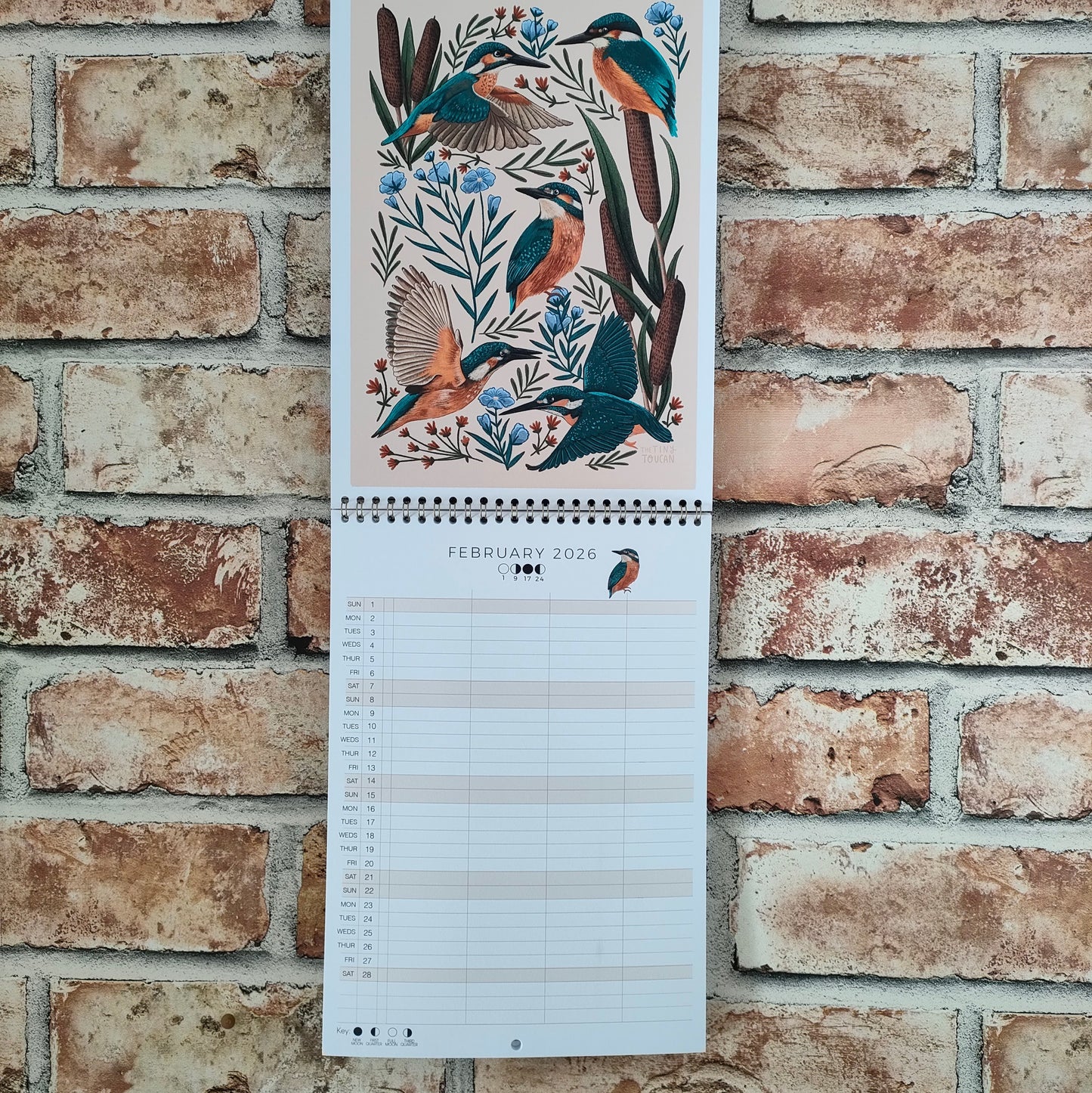 Family Style - Wall Calendar 2026 - Nature Inspired
