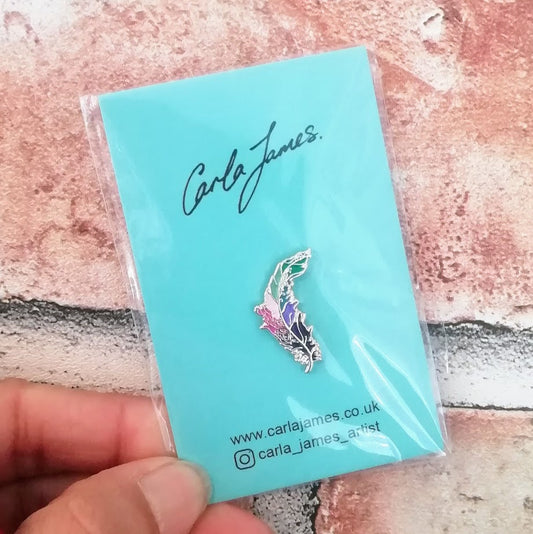 Feather Pin Badge