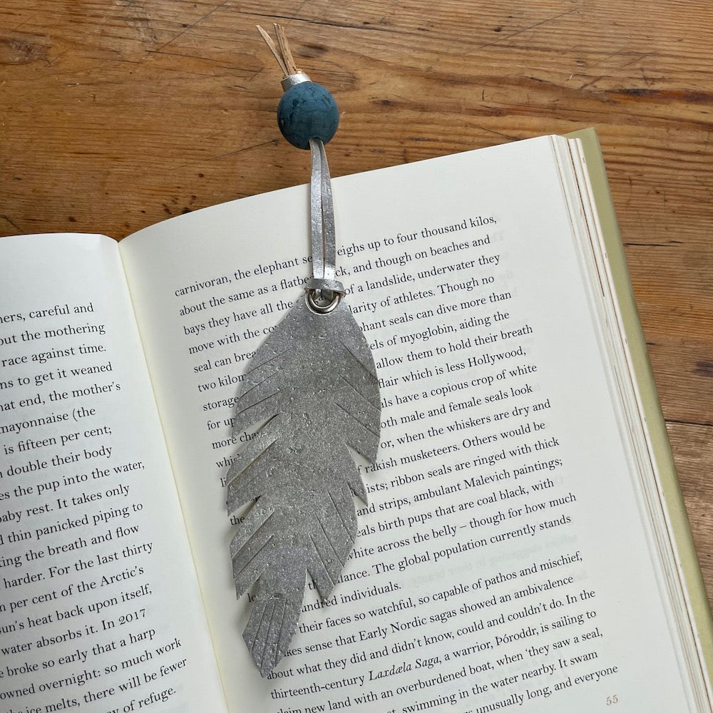 Feather Handmade Cork Bookmark