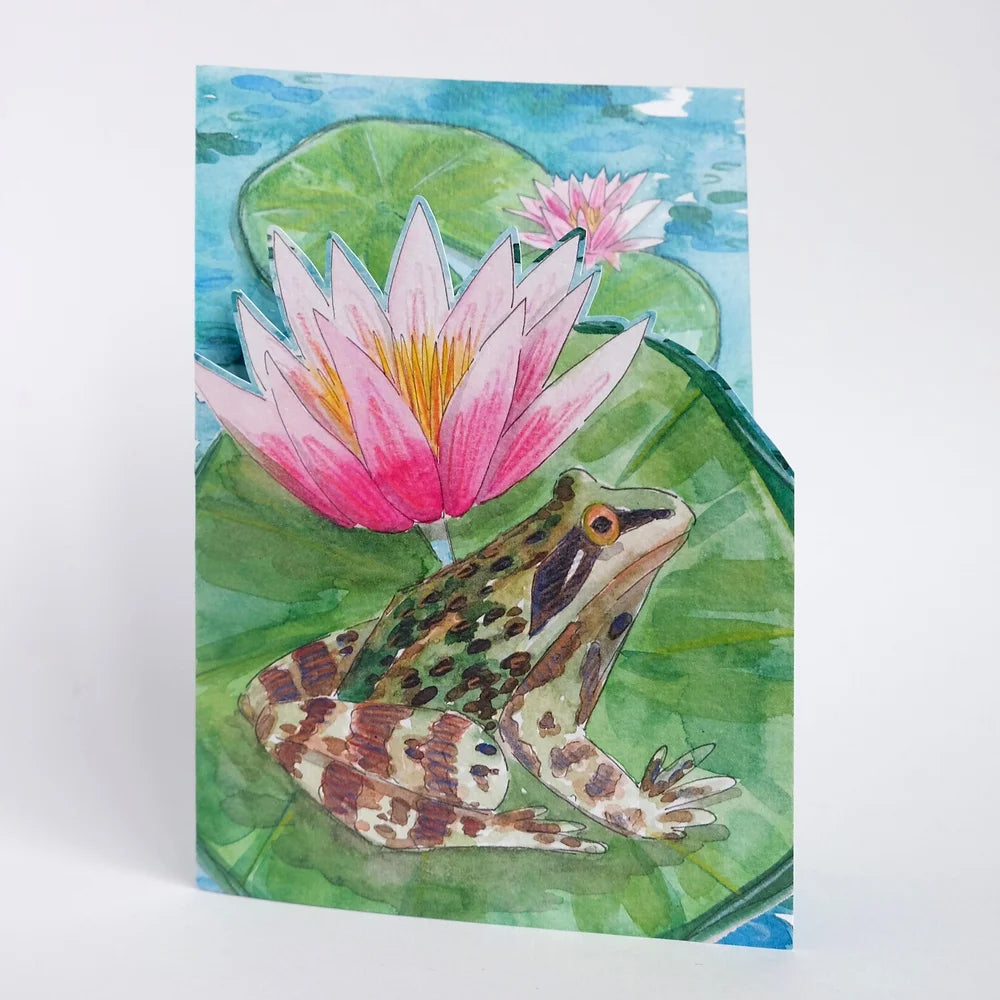 Garden Pond Die-cut Card