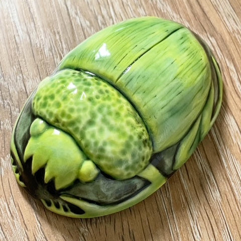 Ceramic Scarab Beetle