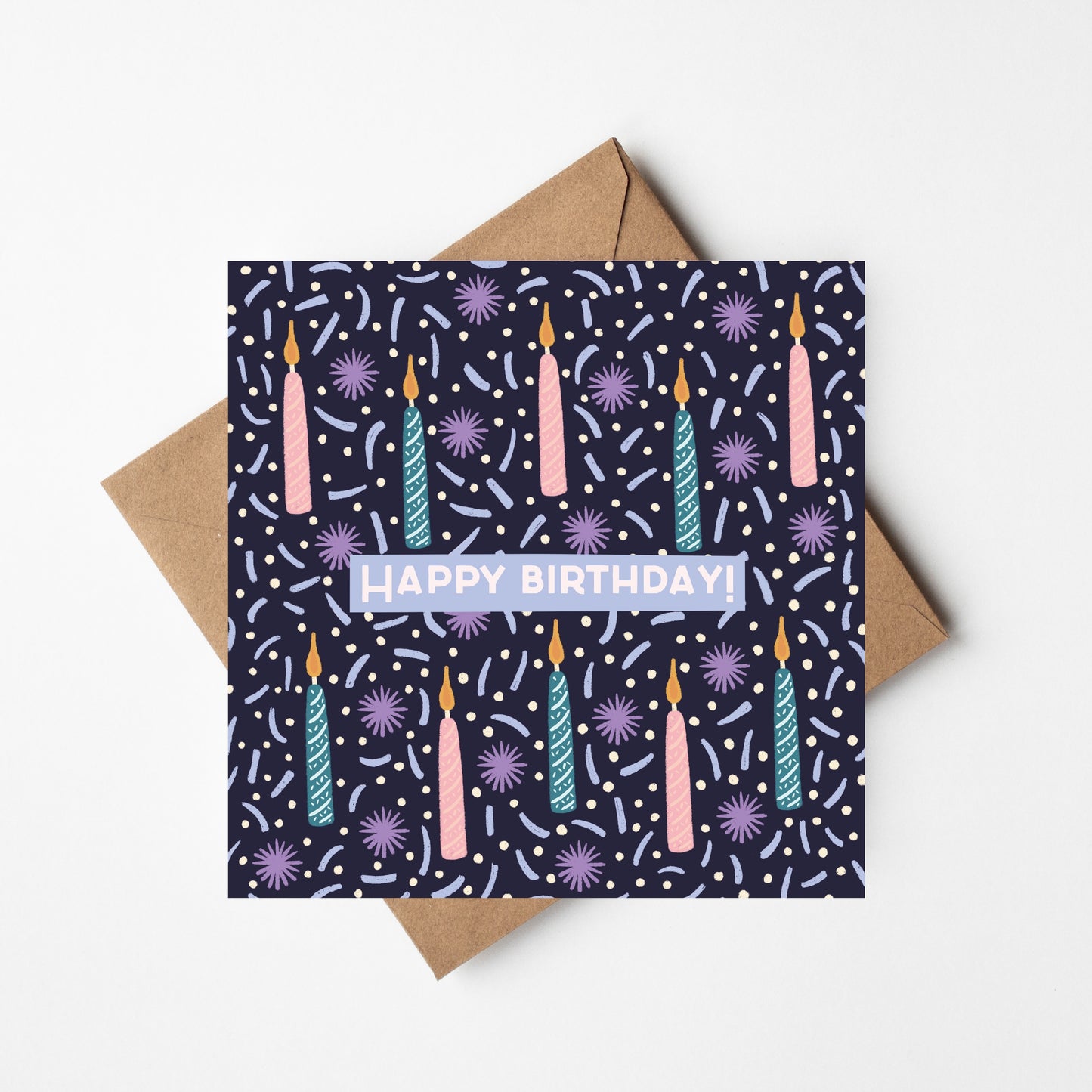 Happy Birthday Candles Card