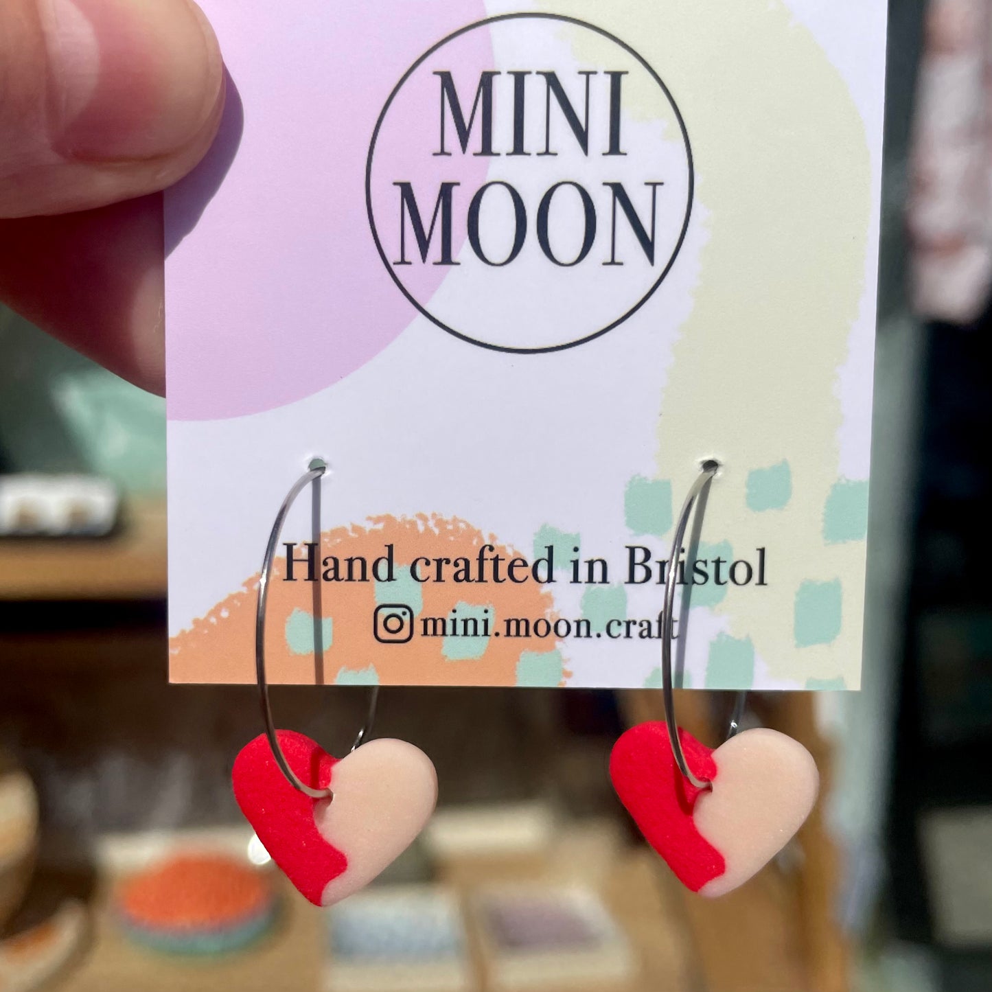 Hoop Polymer Earrings