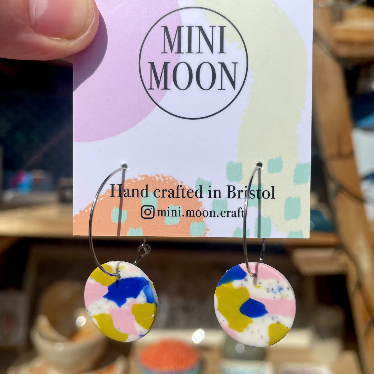 Hoop Polymer Earrings