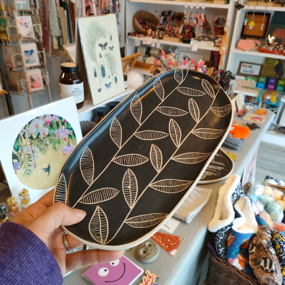 Black & White Serving Platter