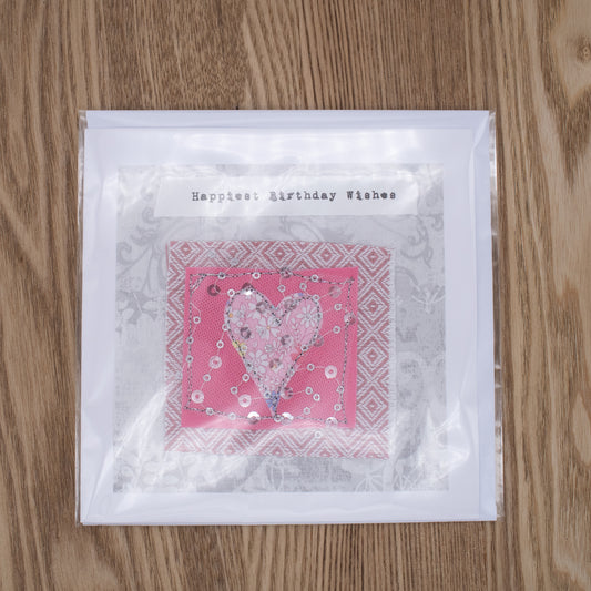 Birthday Heart Layers Card