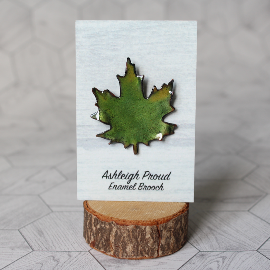 Maple Leaf Brooch