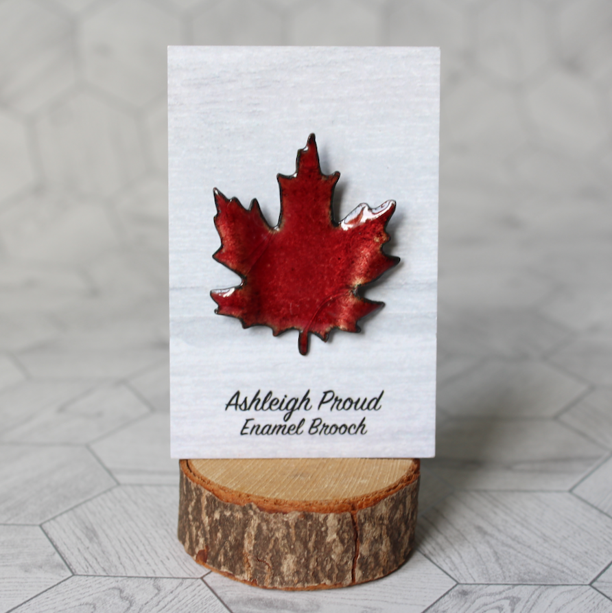 Maple Leaf Brooch
