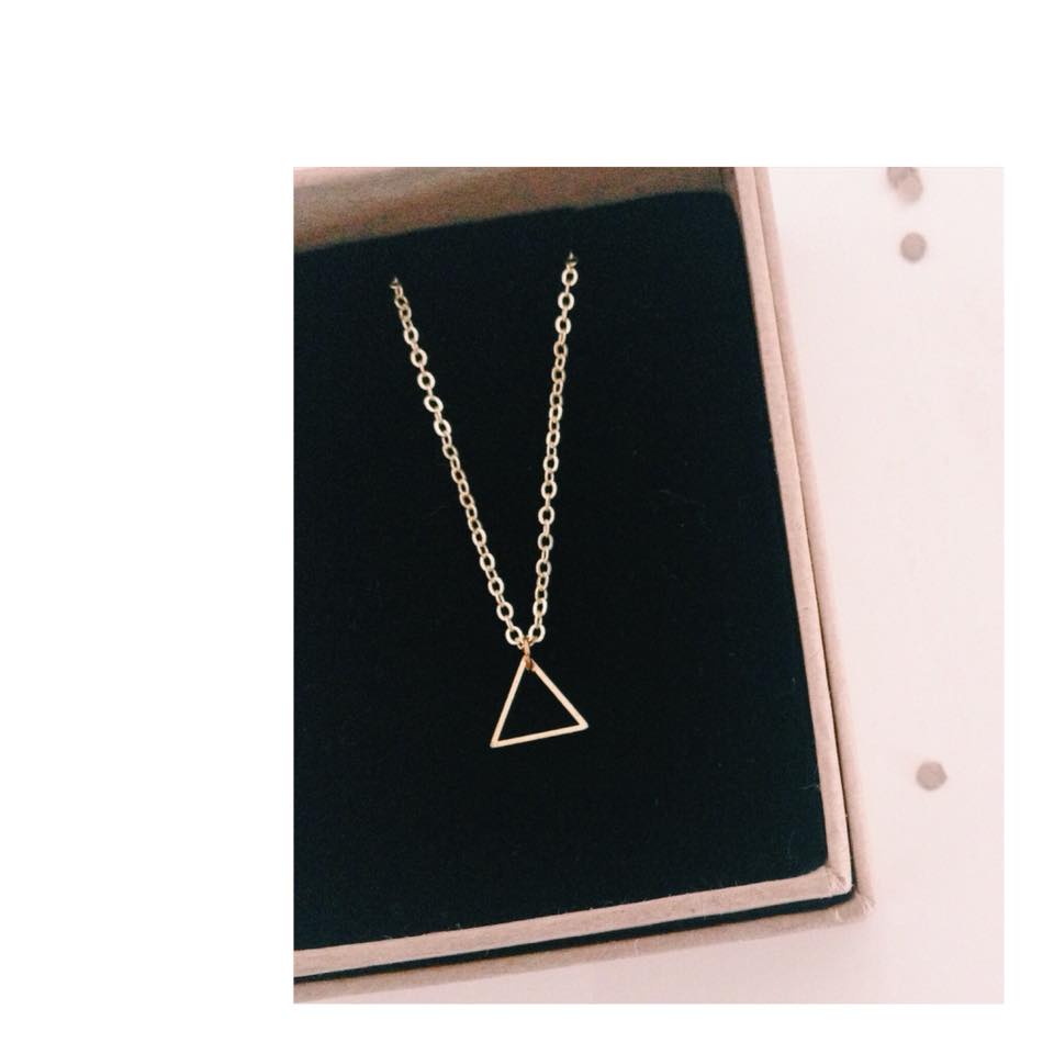 Mini Triangle Necklace