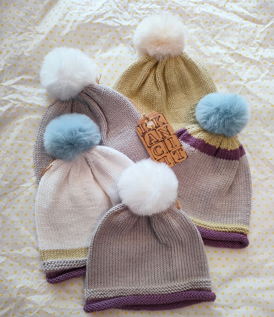 Bamboo Knitted Baby Hats