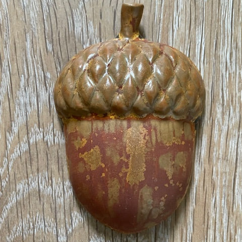 Acorn on a wooden surface