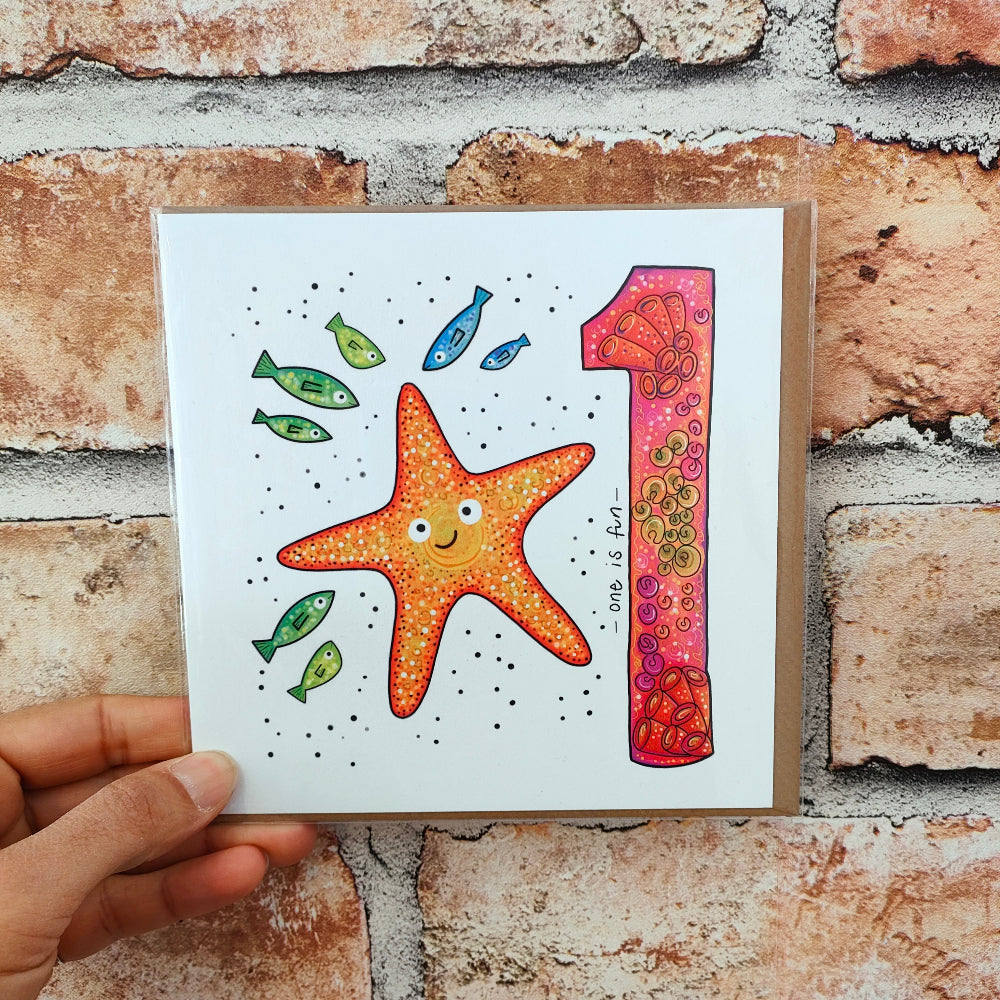 Age Card 1 Year Old