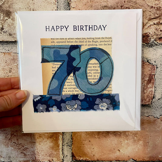 Age Birthday Card 70