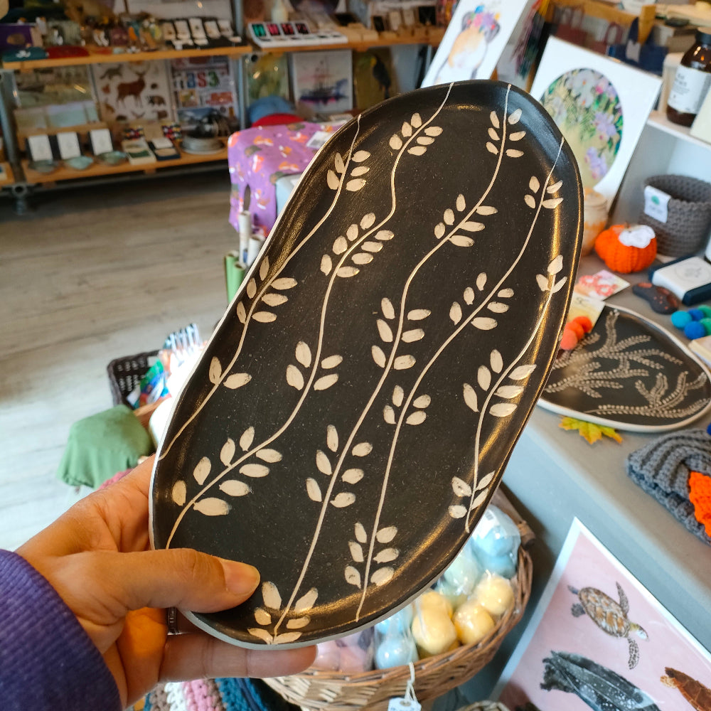 Black & White Serving Platter