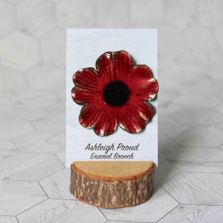 Poppy Brooch