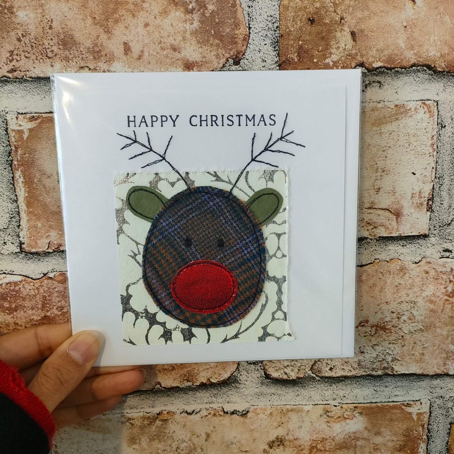 Fabric Christmas Cards