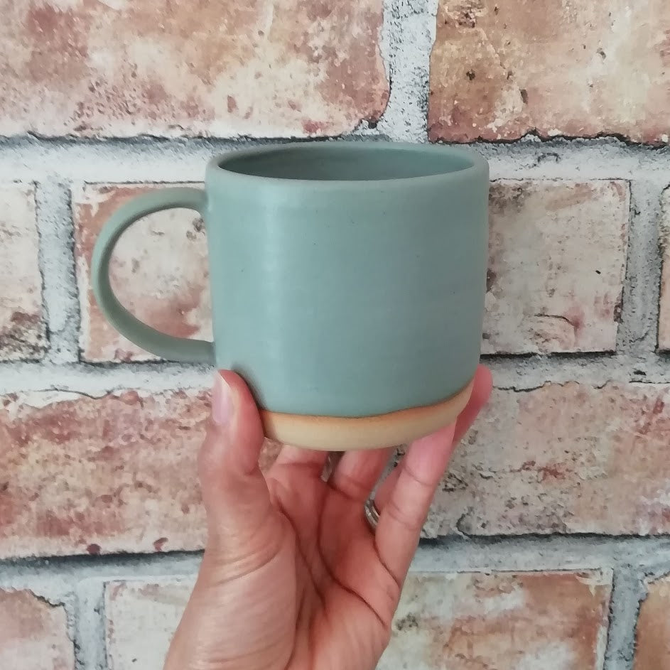 Large Mug Sage Green Glaze