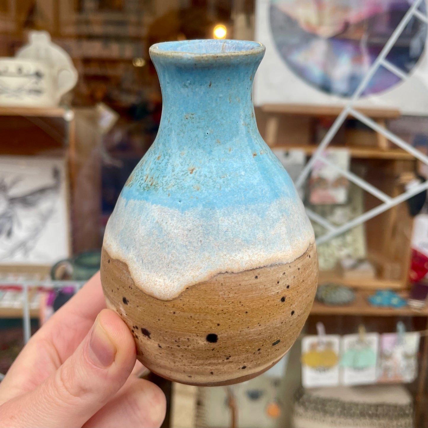 Seascape Bud Vase