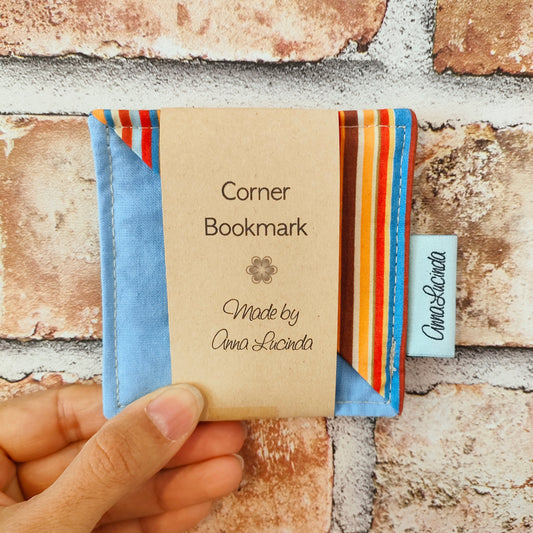 Corner Bookmarks In Various Fabrics