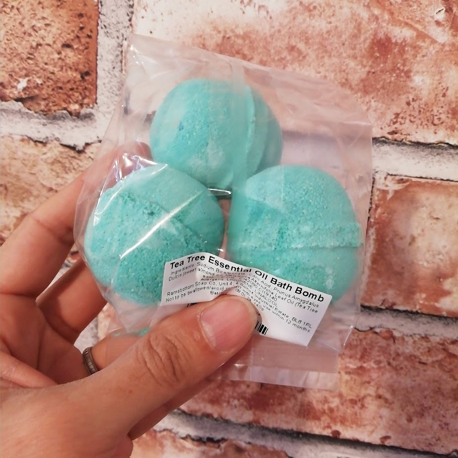 Mini Bath Bombs x3 Tea Tree