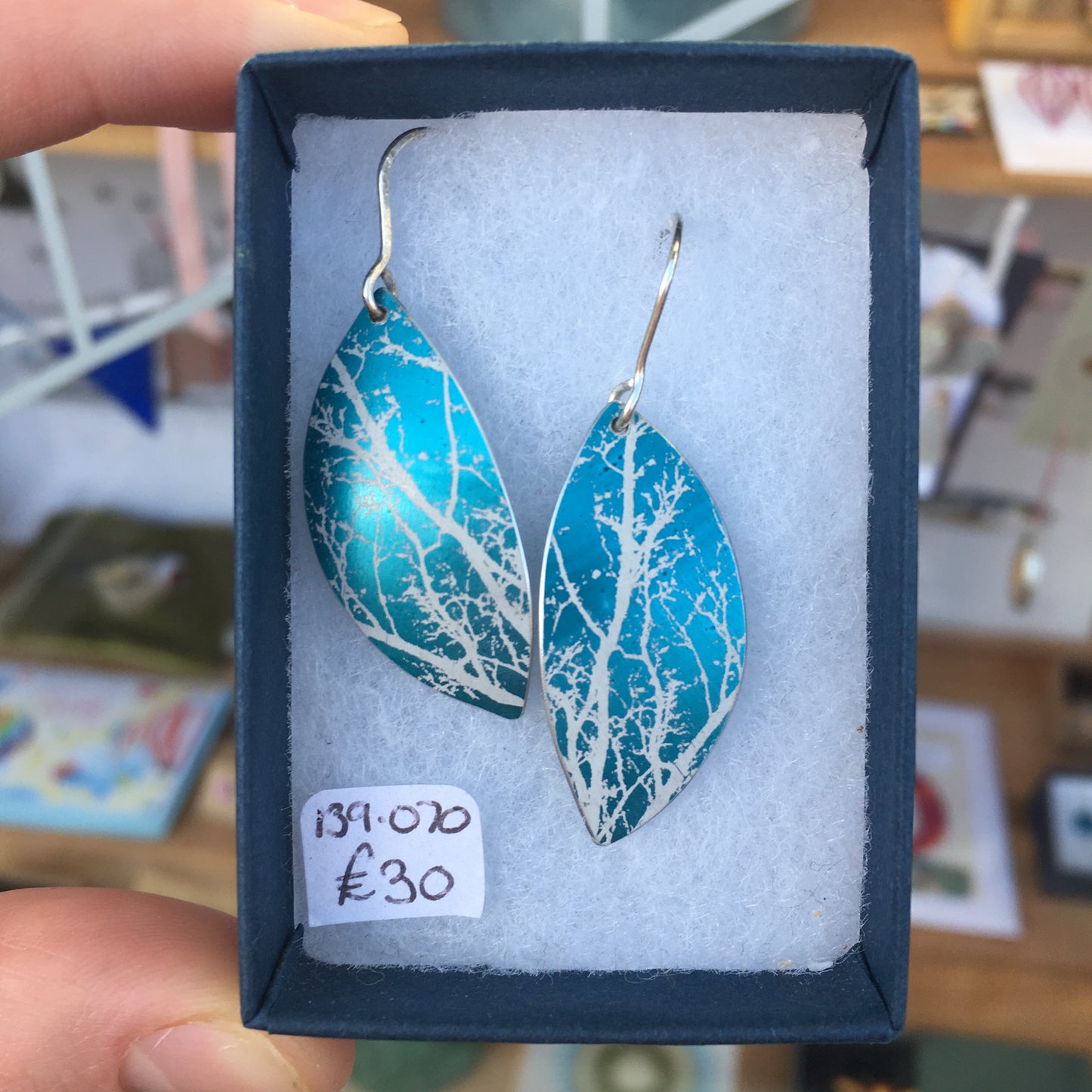 Winter Trees Dangly Earrings