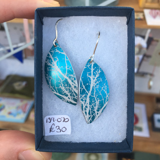 Winter Trees Dangly Earrings