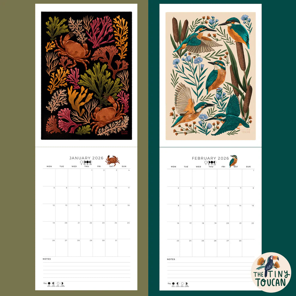 Wall Calendar 2026 - Nature Inspired
