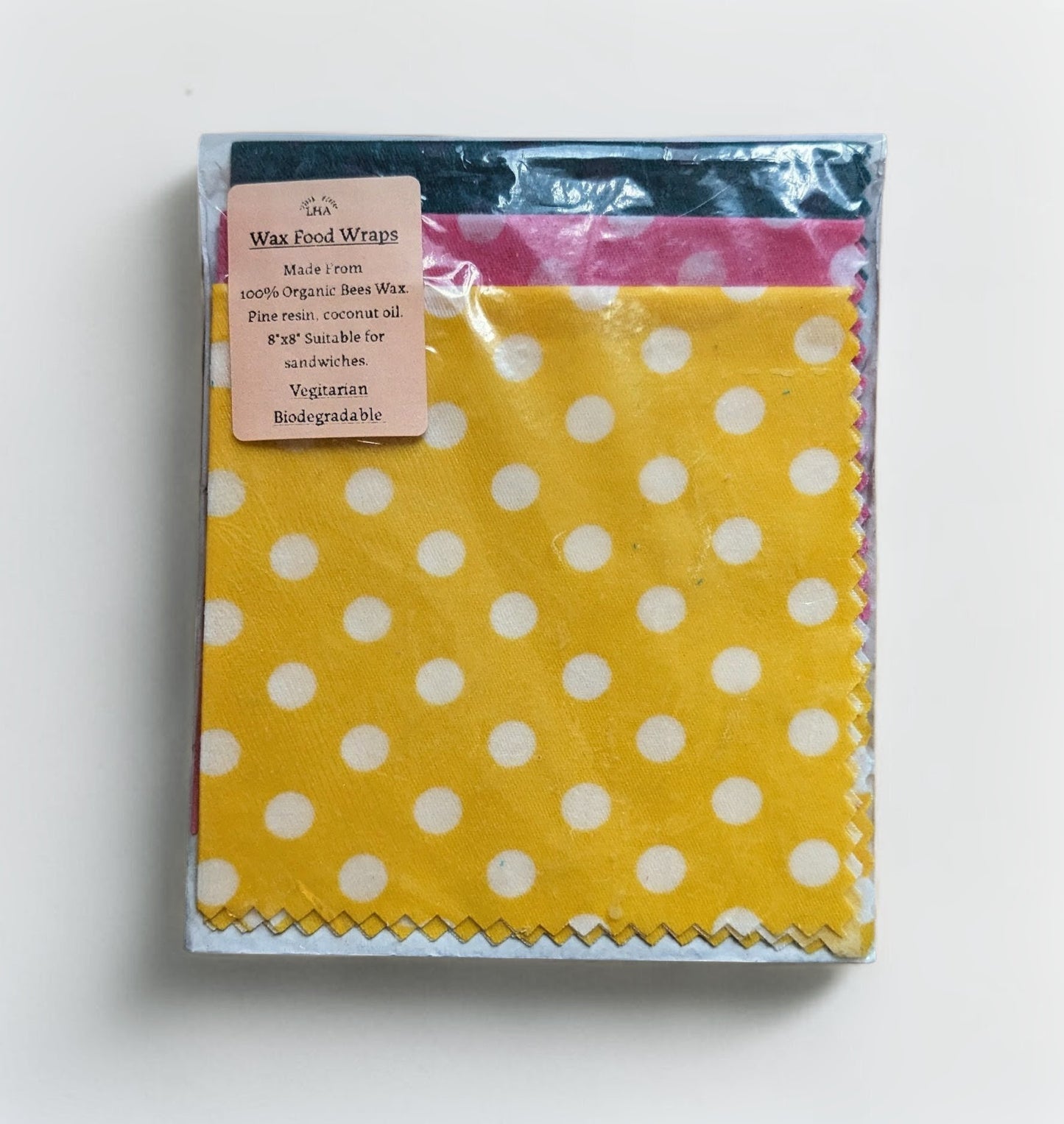 Bees Wax Food Wraps 8"x8" Square