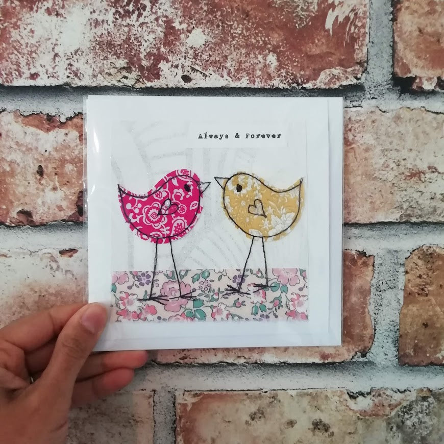 Wedding Card Birds