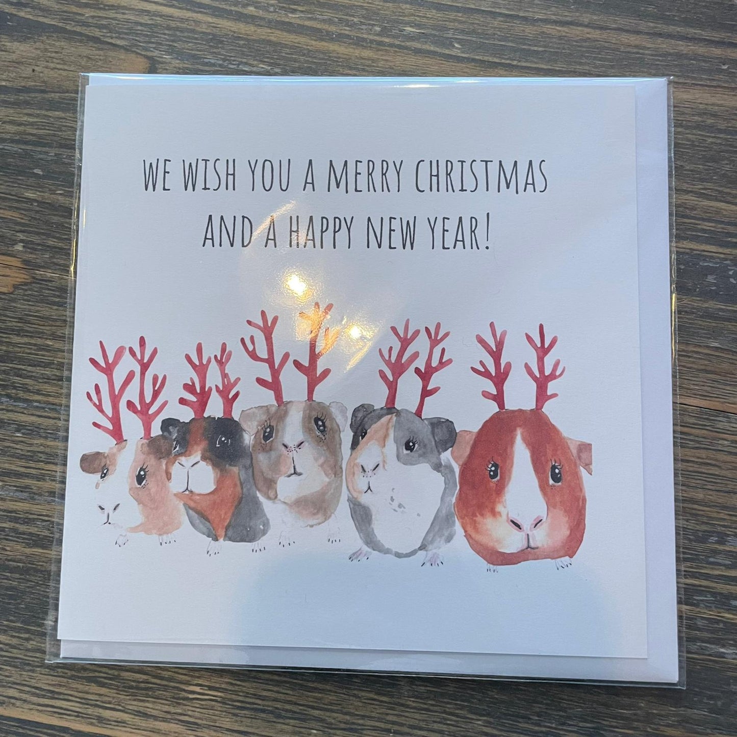 Guinea Pig Christmas Card