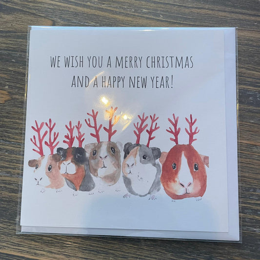 Guinea Pig Christmas Card